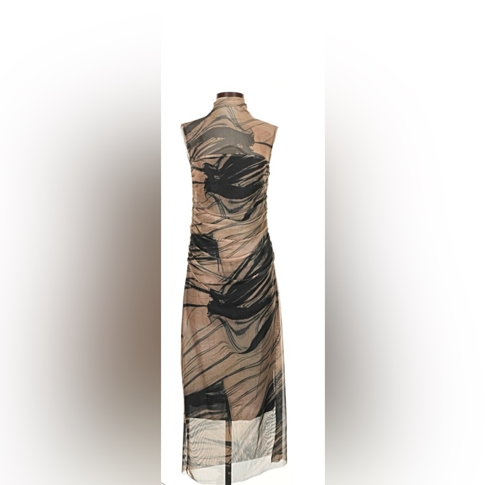Commense Black and Tan Dress
